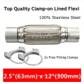 Stainless Steel Nipple Exhaust Flex Pipe with High Quality